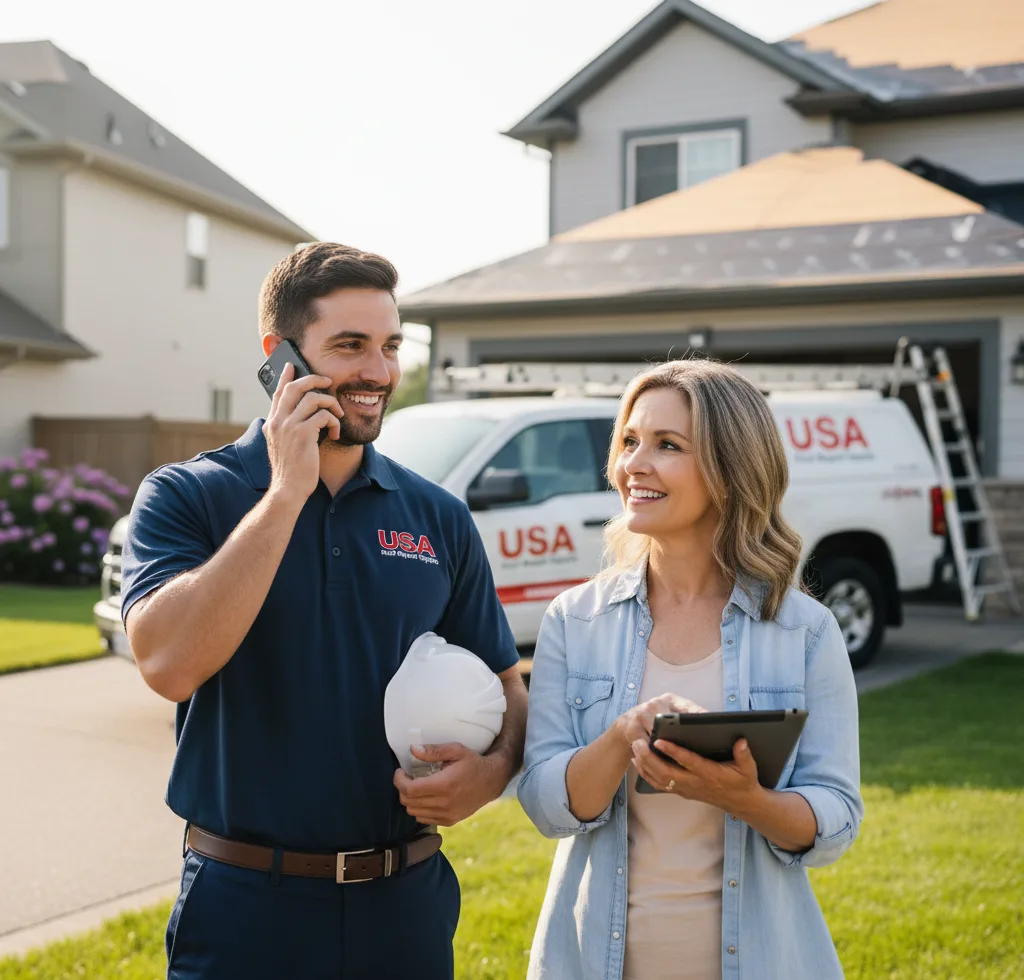 USA Roof Repair Experts customer support in Gresham